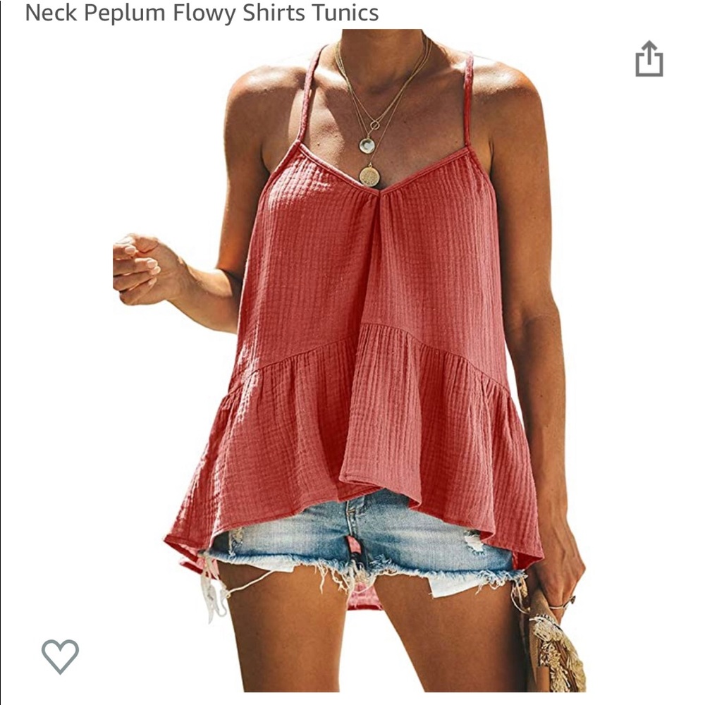 Halter Peplum Tank Top